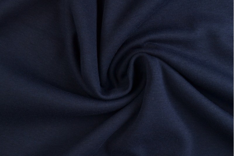 Alpenfleece sweaterstof navy