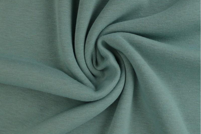 Alpenfleece sweaterstof oud groen