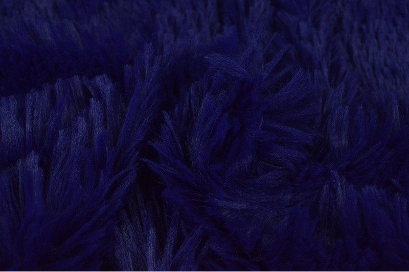Langharig bont donkerblauw