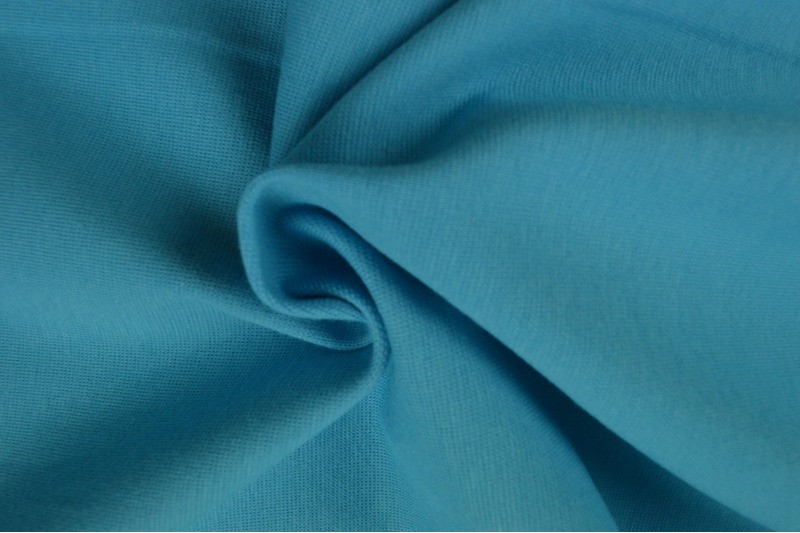 Boordstof aqua blauw