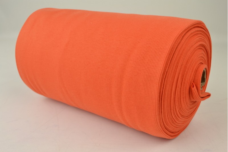 Boordstof rib oranje, rol