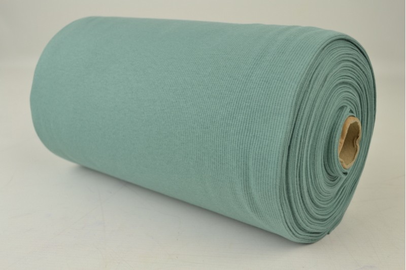 Boordstof rib oud groen, rol