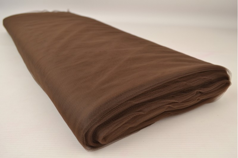 Brandvertragende bruidstule 300 cm breed bruin