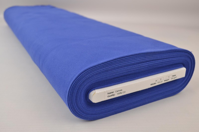 Katoen canvas 350 g/m² donkerblauw