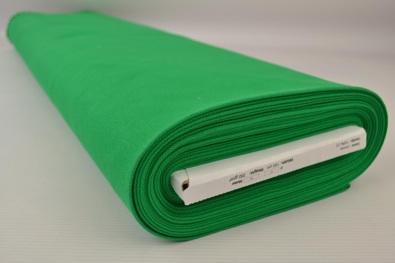 Katoen canvas 350 g/m² groen