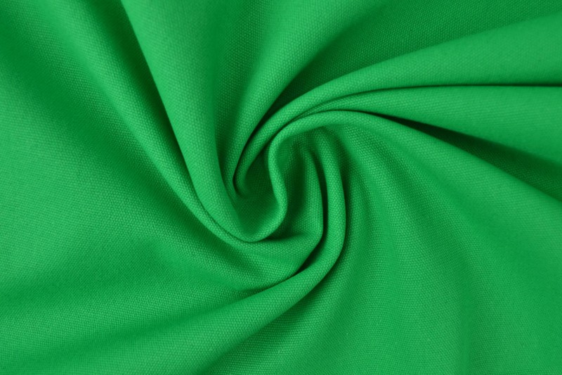 Katoen canvas 350 g/m² groen, rol