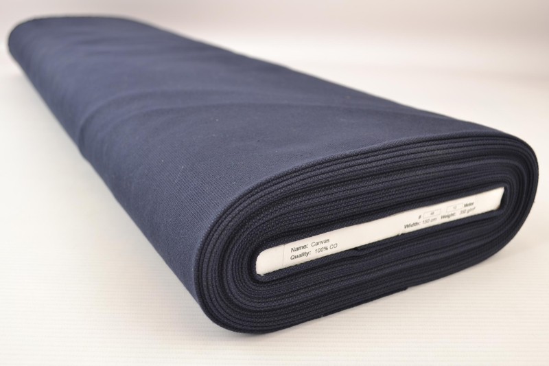 Katoen canvas 350 g/m² navy
