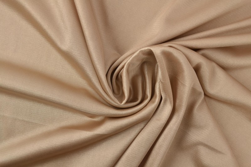 Charmeuse voering licht taupe
