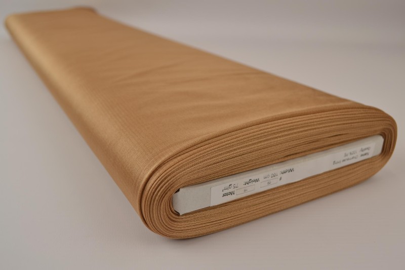 Charmeuse voering taupe, rol