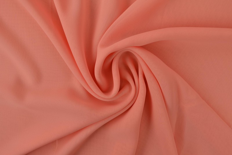 Chiffon zalm roze
