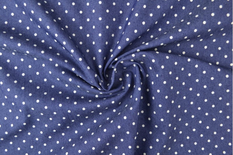 Denim chambray gewassen prints Print 14-04