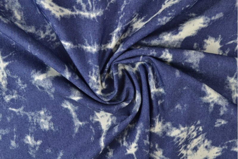 Denim chambray gewassen prints Print 17-04