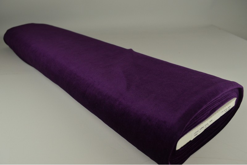 Fluweel stretch paars, rol