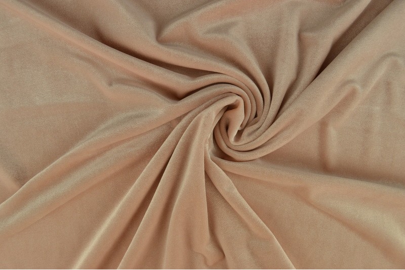 Fluweel stretch roze