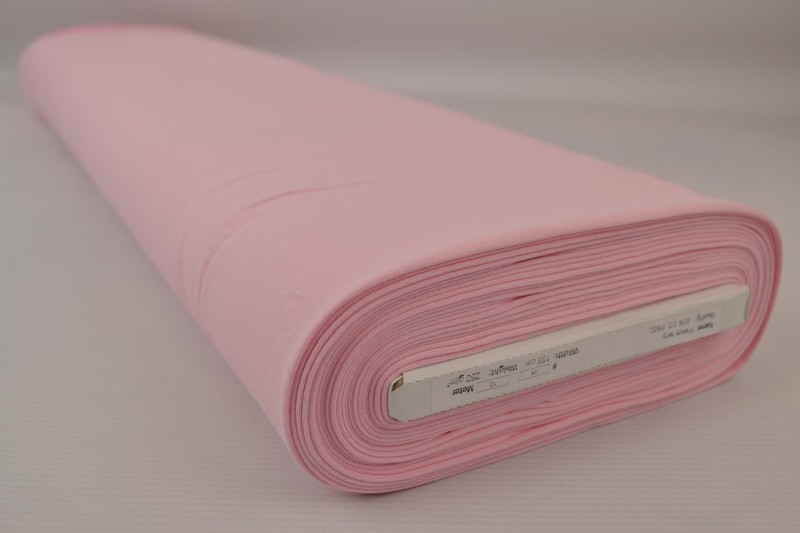 French terry baby roze, rol