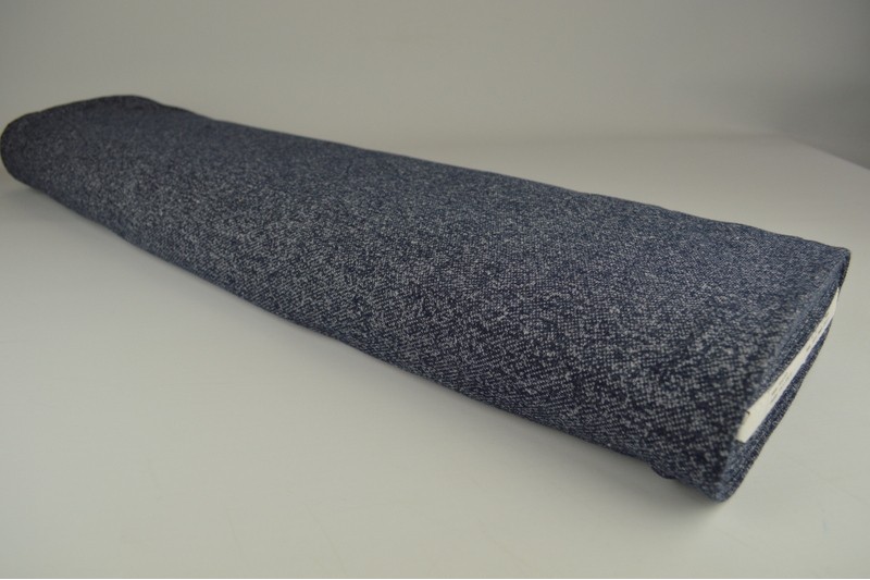 French terry melange viscose navy, rol