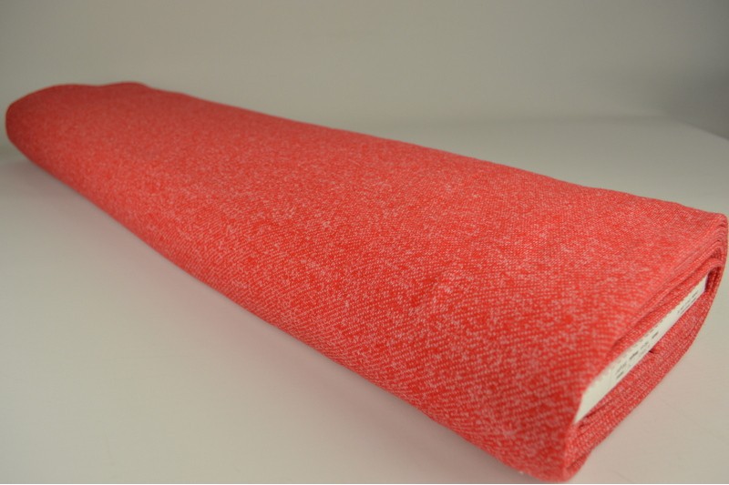 French terry melange viscose rood, rol