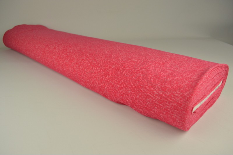 French terry melange viscose roze, rol