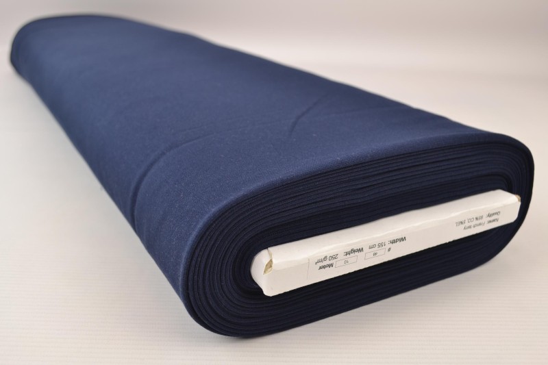 French terry navy, rol