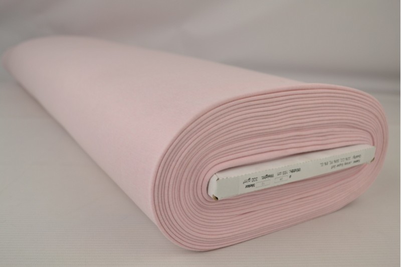 Jersey supersoft baby roze, rol