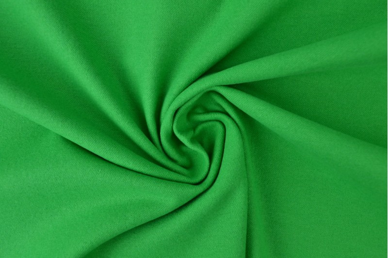 Katoen molton groen