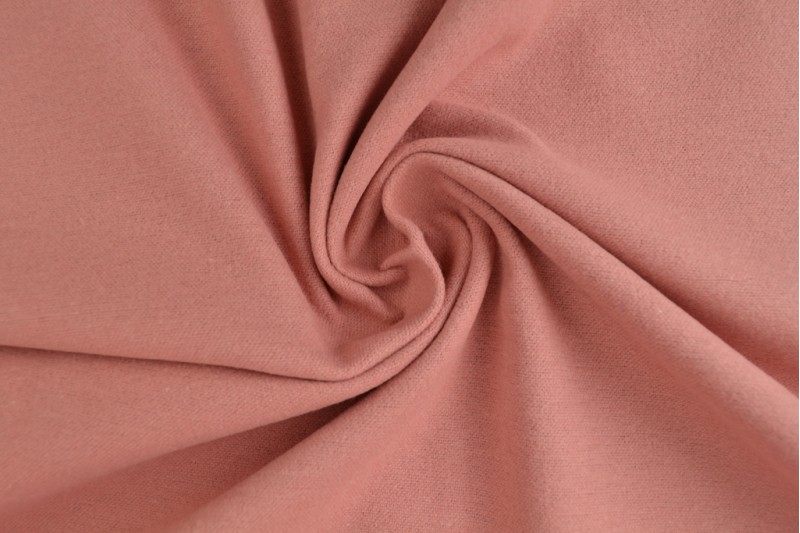Katoen molton oud pink