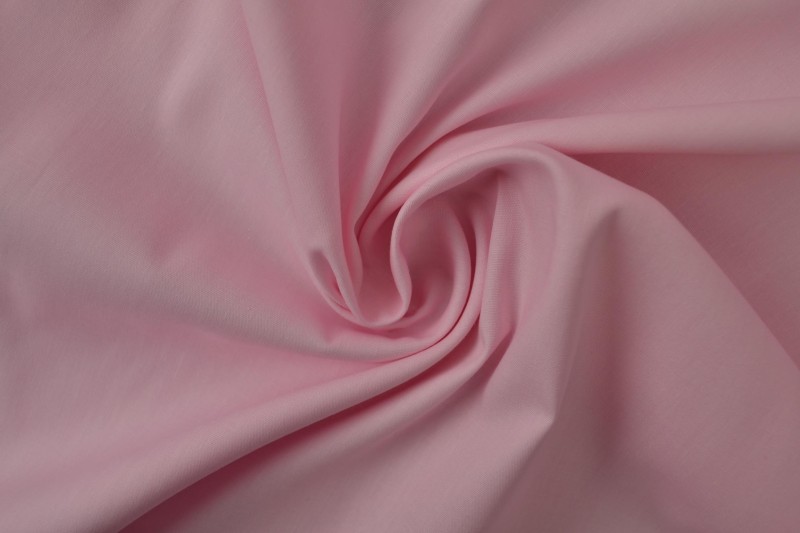 Katoen poplin baby roze, rol