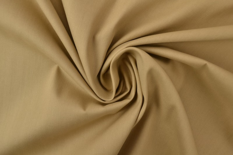Katoen poplin beige, rol