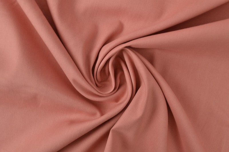 Katoen poplin oud roze, rol