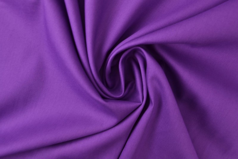 Katoen poplin paars, rol