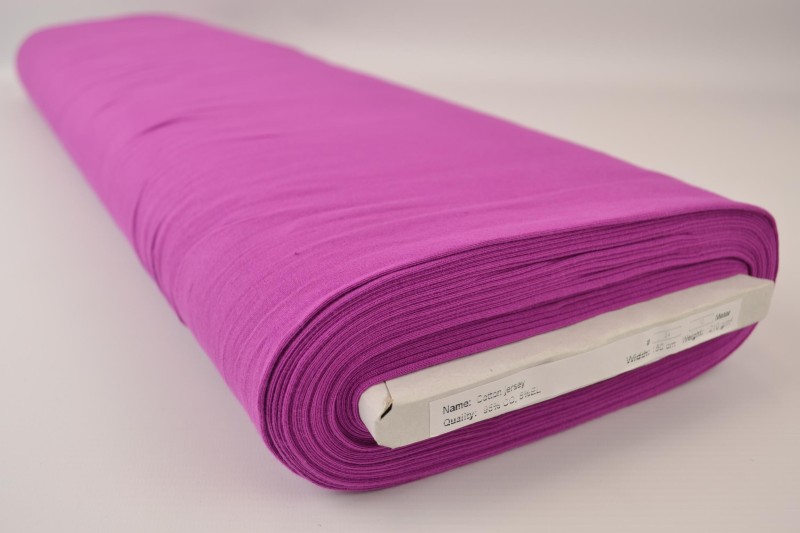 Katoen tricot cassis, rol