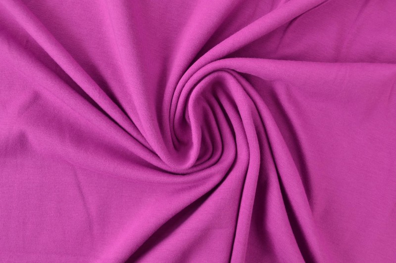 Katoen tricot cassis