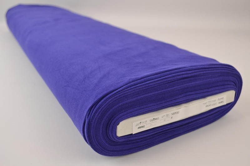 Katoen tricot donkerblauw, rol
