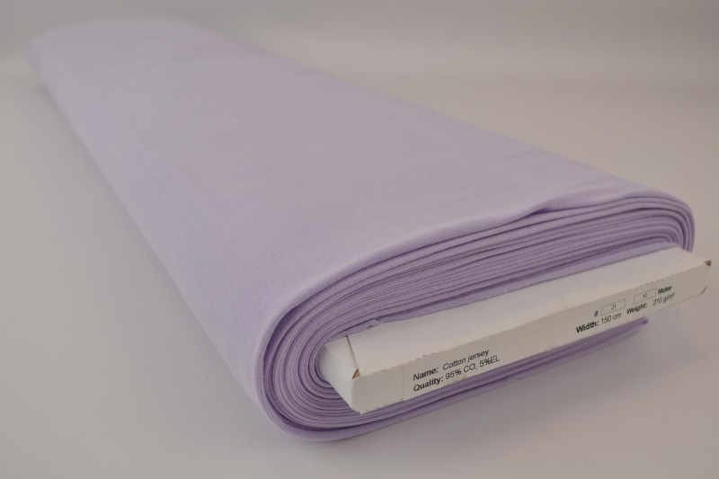 Katoen tricot lavendel, rol
