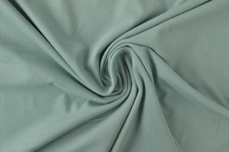 Katoen tricot oud groen