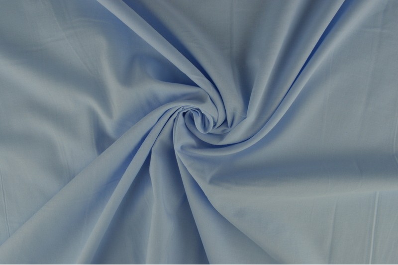 Katoen voile baby blauw, rol