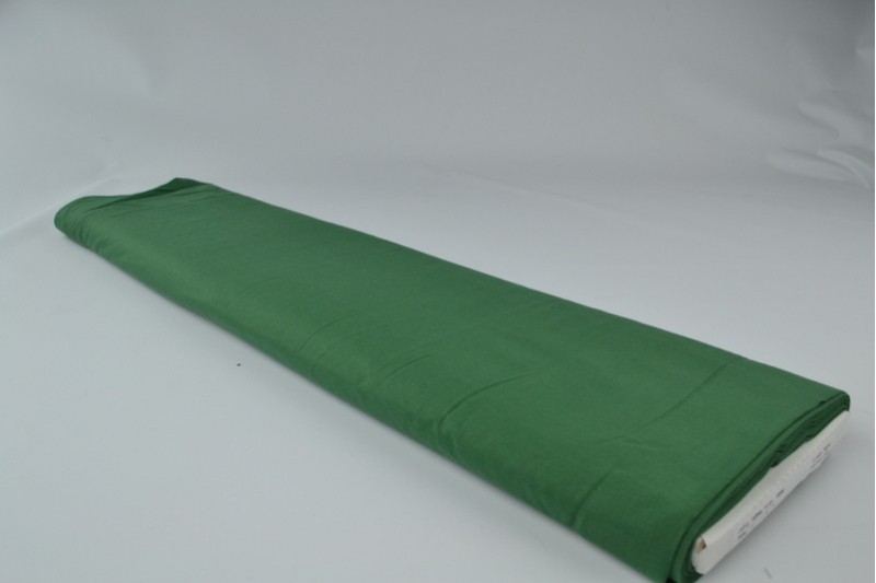 Katoen voile donker groen