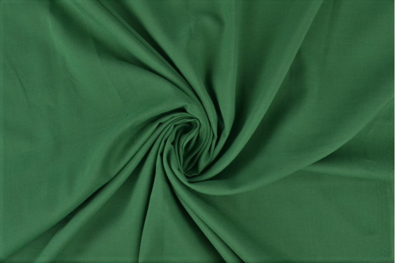 Katoen voile donker groen, rol