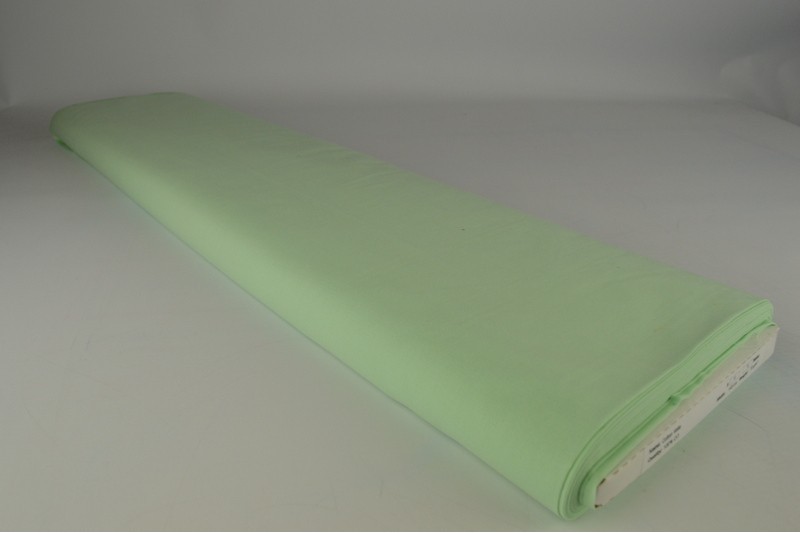 Katoen voile licht mint, rol