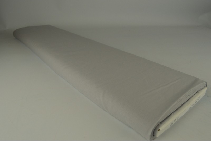 Katoen voile zilvergrijs, rol