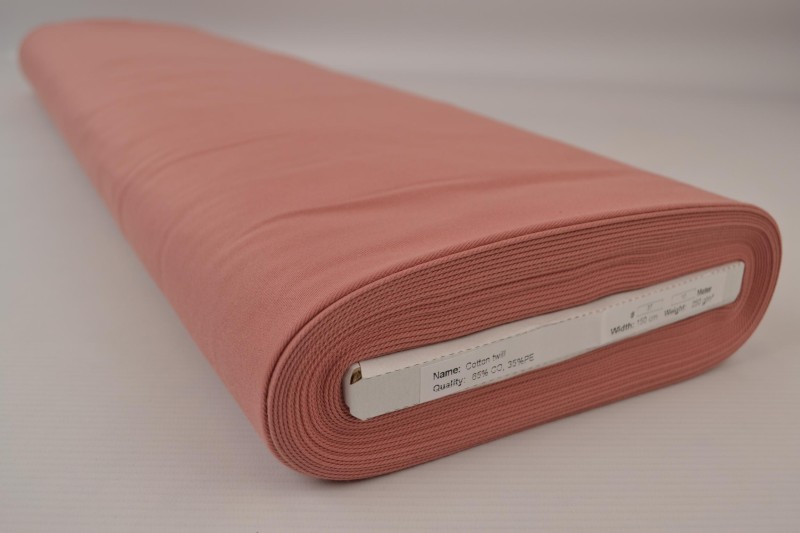 Keperkatoen oud roze, rol