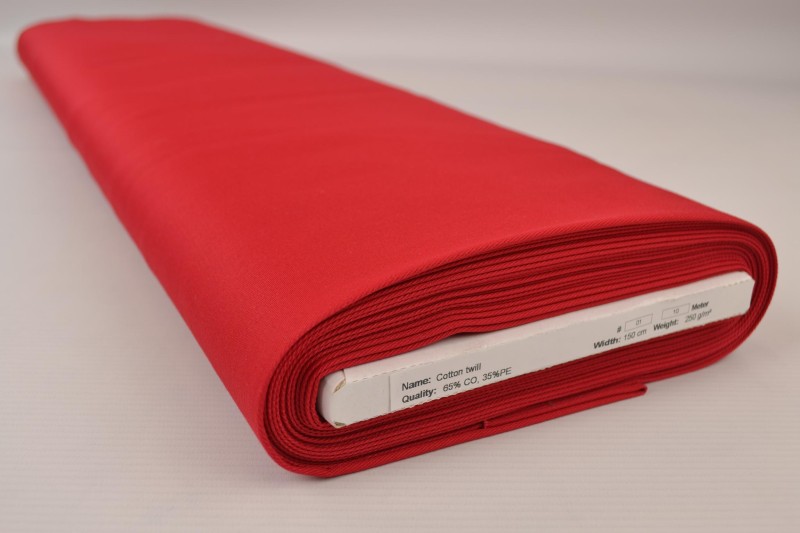 Keperkatoen rood, rol
