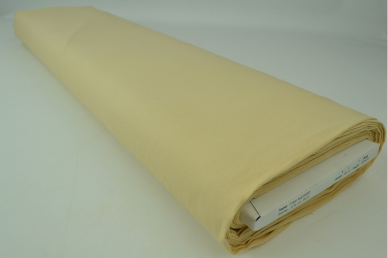 Keperkatoen stretch champagne, rol