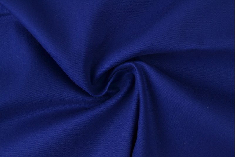 Keperkatoen stretch donkerblauw