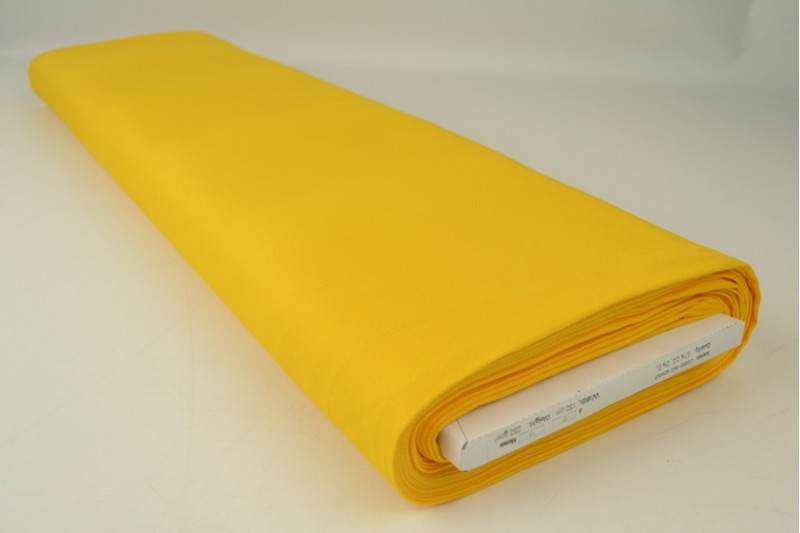 Keperkatoen stretch geel, rol
