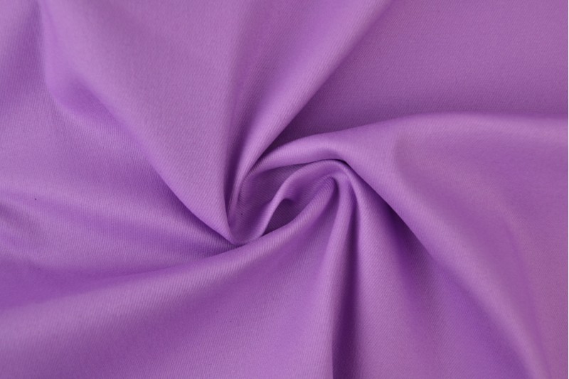 Keperkatoen stretch lila