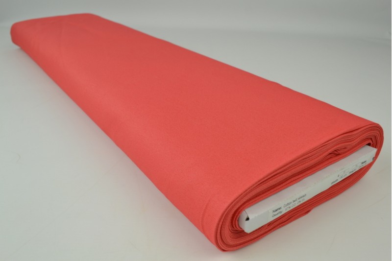 Keperkatoen stretch oud roze