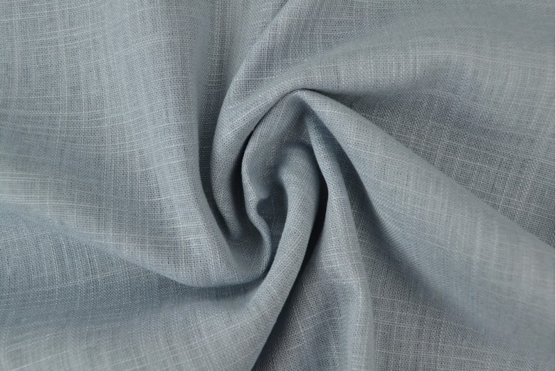 Linnen viscose vintage blauw