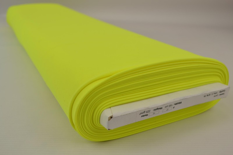 Lycra fluor geel, rol
