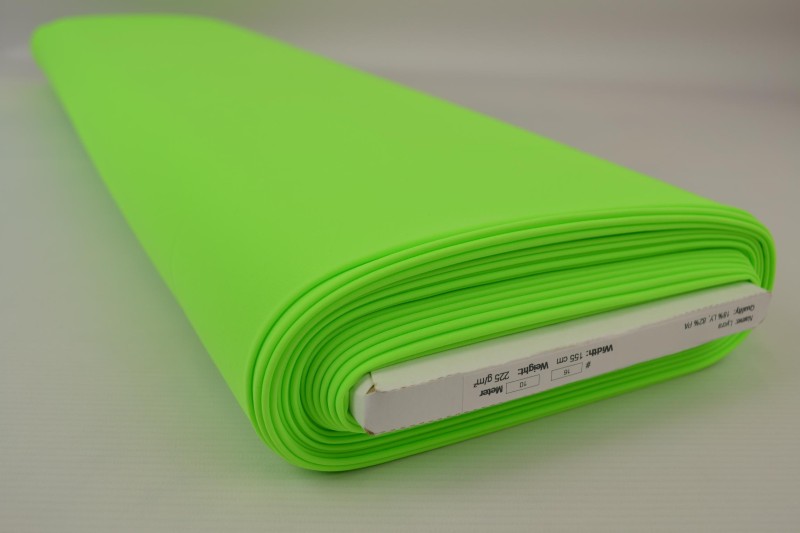 Lycra fluor limegroen, rol